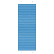 Plissé rolgordijn 70x200 cm polyester blauw