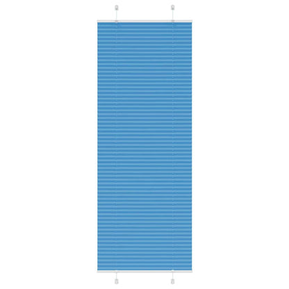 Plissé rolgordijn 70x200 cm stofbreedte 69,4 cm polyester blauw