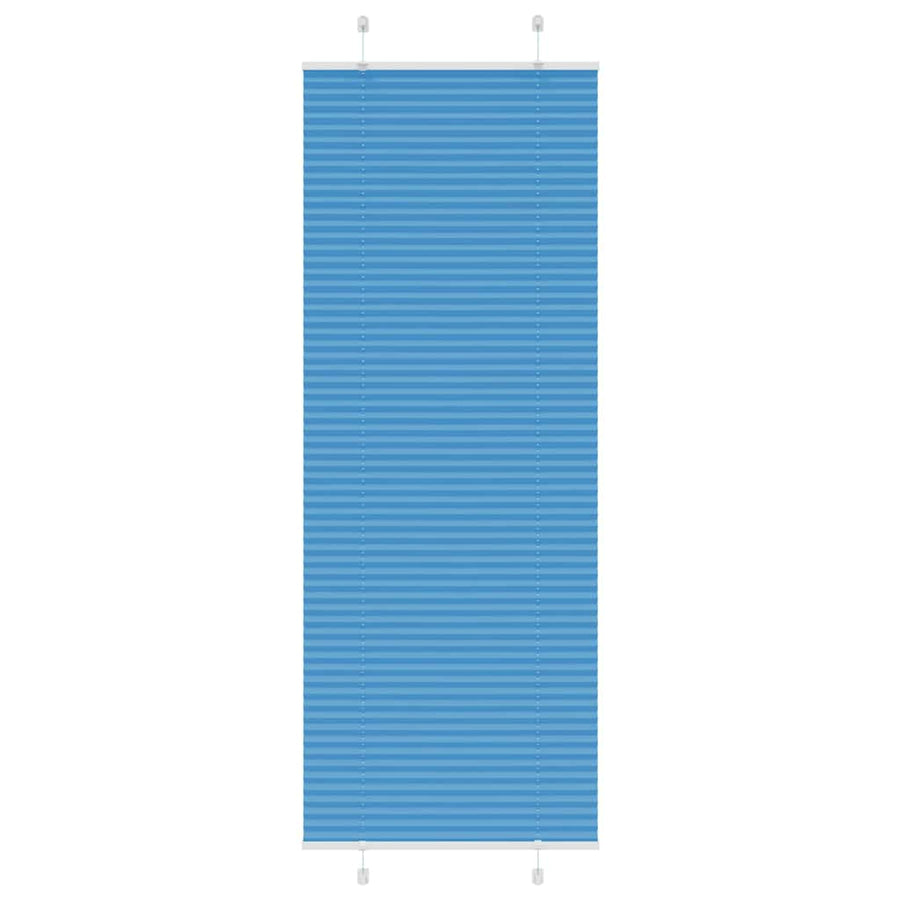 Plissé rolgordijn 70x200 cm stofbreedte 69,4 cm polyester blauw