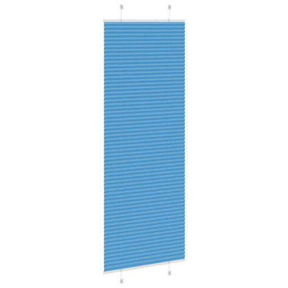 Plissé rolgordijn 70x200 cm stofbreedte 69,4 cm polyester blauw
