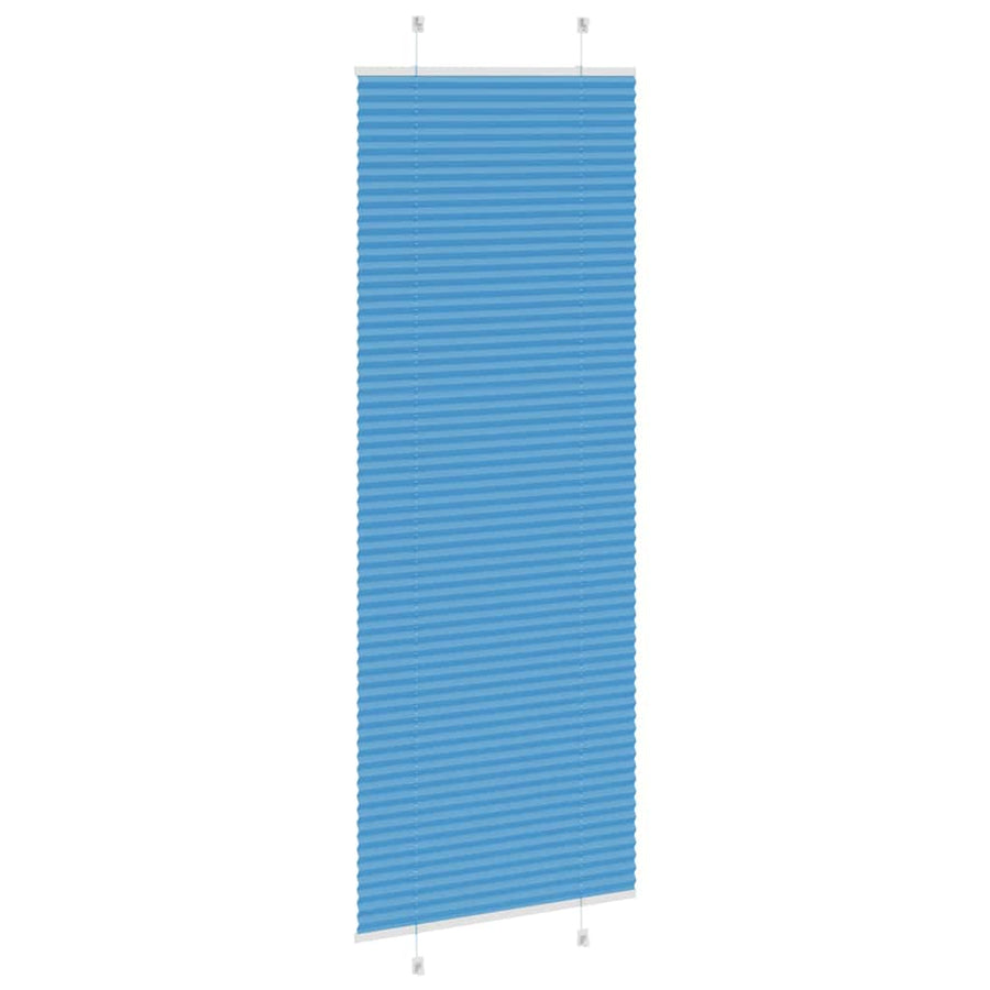 Plissé rolgordijn 70x200 cm stofbreedte 69,4 cm polyester blauw