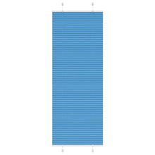 Plissé rolgordijn 75x200 cm stofbreedte 74,4 cm polyester blauw