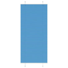 Plissé rolgordijn 85x200 cm stofbreedte 84,4 cm polyester blauw