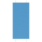 Plissé rolgordijn 95x200 cm polyester blauw