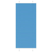 Plissé rolgordijn 95x200 cm polyester blauw