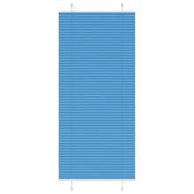 Plissé rolgordijn 95x200 cm stofbreedte 94,4 cm polyester blauw
