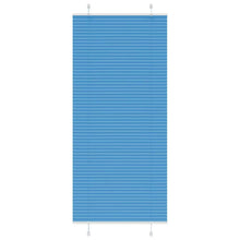 Plissé rolgordijn 100x200cm stofbreedte 99,4 cm polyester blauw