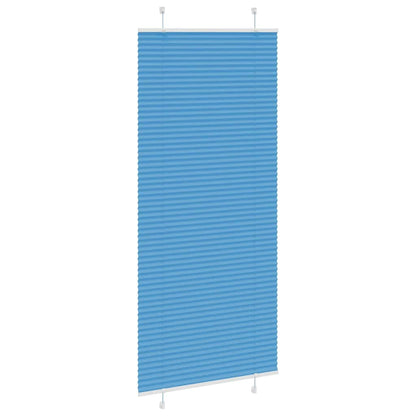 Plissé rolgordijn 100x200cm stofbreedte 99,4 cm polyester blauw