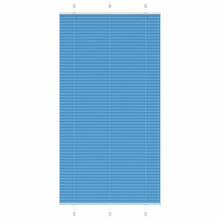 Plissé rolgordijn 105x200cm stofbreedte 104,4cm polyester blauw