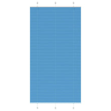 Plissé rolgordijn 110x200cm stofbreedte 109,4cm polyester blauw