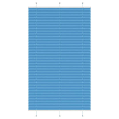 Plissé rolgordijn 115x200cm stofbreedte 114,4cm polyester blauw