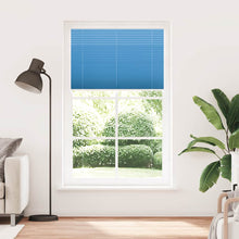 Plissé rolgordijn 115x200cm stofbreedte 114,4cm polyester blauw