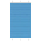 Pleated blind 120x200cm fabric width 119.4cm polyester blue