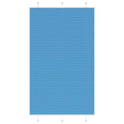 Plissé rolgordijn 120x200cm polyester blauw