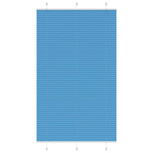 Plissé rolgordijn 120x200cm stofbreedte 119,4cm polyester blauw