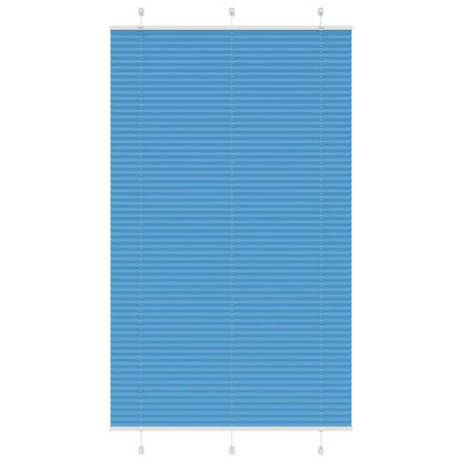 Plissé rolgordijn 120x200cm stofbreedte 119,4cm polyester blauw