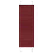 Pleated roller blind 45x100 cm fabric width 44.4 cm burgundy
