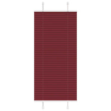 Plissé rolgordijn 55x100 cm stofbreedte 54,4 cm bordeauxrood
