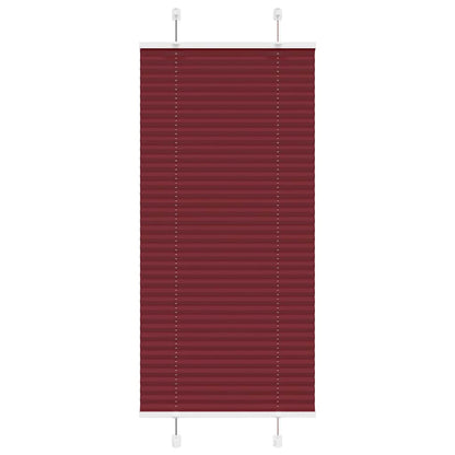 Plissé rolgordijn 55x100 cm stofbreedte 54,4 cm bordeauxrood