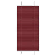 Pleated blind 60x100 cm fabric width 59.4 cm burgundy