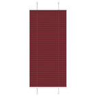 Pleated blind 65x100 cm fabric width 64.4 cm burgundy