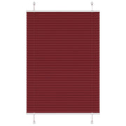 Pleated blind 100x100 cm fabric width 99.4cm burgundy