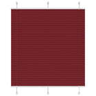 Pleated roller blind 120x100cm fabric width 119.4cm bordeaux