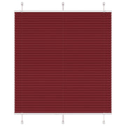 Pleated roller blind 120x100cm fabric width 119.4cm bordeaux