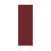 Pleated blind 45x150 cm fabric width 44.4 cm burgundy