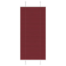 Plissé rolgordijn 55x150 cm stofbreedte 54,4 cm bordeauxrood