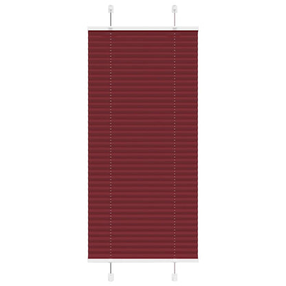 Plissé rolgordijn 55x150 cm stofbreedte 54,4 cm bordeauxrood