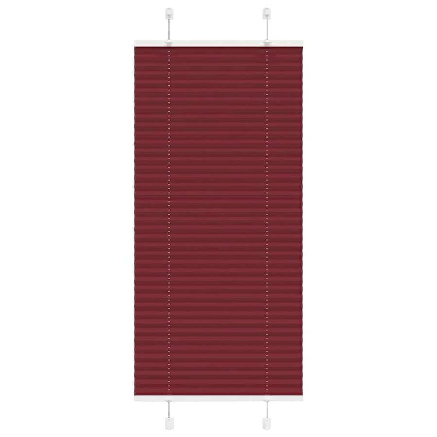 Plissé rolgordijn 55x150 cm stofbreedte 54,4 cm bordeauxrood