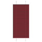 Plissé rolgordijn 60x150 cm bordeauxrood