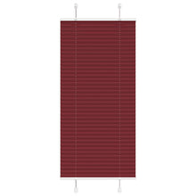 Plissé rolgordijn 60x150 cm stofbreedte 59,4 cm bordeauxrood