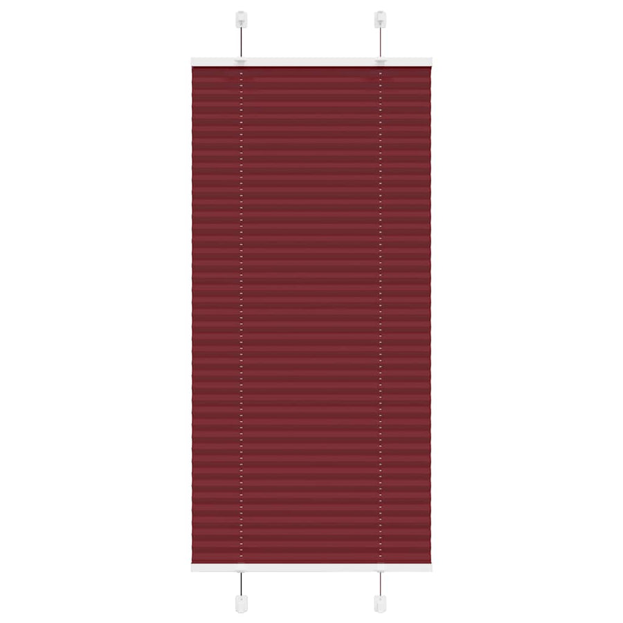 Plissé rolgordijn 60x150 cm stofbreedte 59,4 cm bordeauxrood