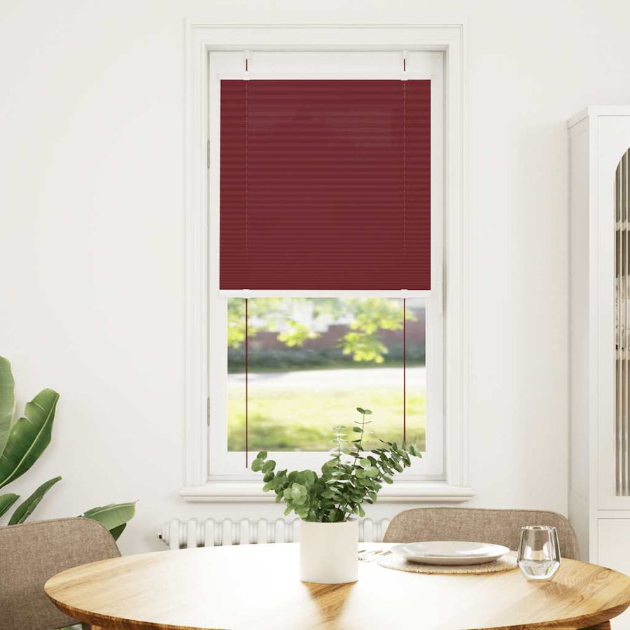 Plissé rolgordijn 60x150 cm stofbreedte 59,4 cm bordeauxrood