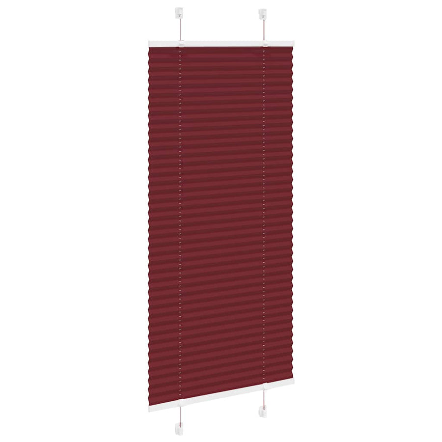 Plissé rolgordijn 60x150 cm stofbreedte 59,4 cm bordeauxrood