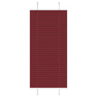 Plissé rolgordijn 65x150 cm bordeauxrood