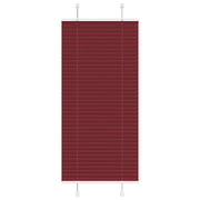 Pleated blind 65x150 cm fabric width 64.4 cm burgundy
