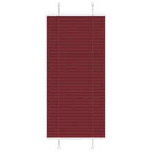 Plissé rolgordijn 65x150 cm stofbreedte 64,4 cm bordeauxrood
