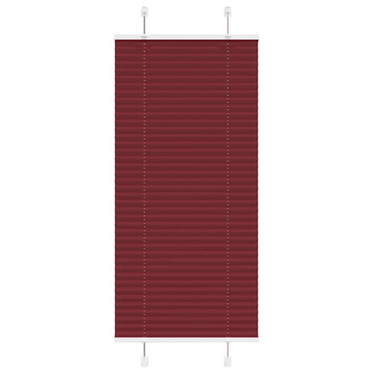 Plissé rolgordijn 65x150 cm stofbreedte 64,4 cm bordeauxrood