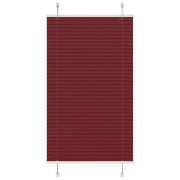 Plissé rolgordijn 70x150 cm bordeauxrood