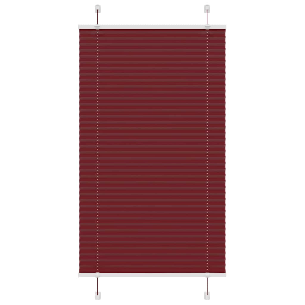 Plissé rolgordijn 70x150 cm stofbreedte 69,4 cm bordeauxrood