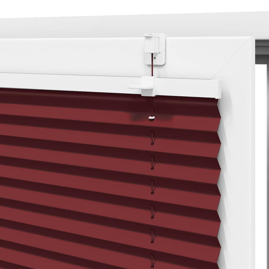 Plissé rolgordijn 70x150 cm stofbreedte 69,4 cm bordeauxrood