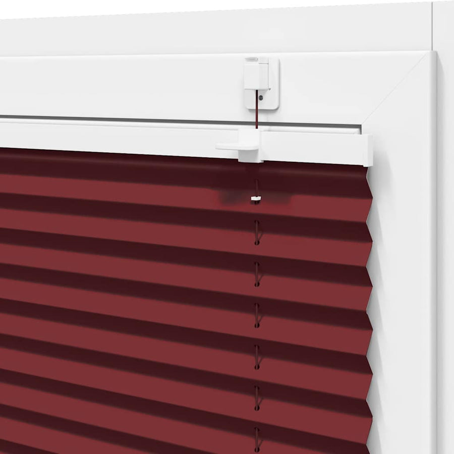 Plissé rolgordijn 70x150 cm stofbreedte 69,4 cm bordeauxrood