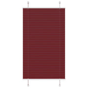 Pleated blind 80x150 cm fabric width 79.4 cm burgundy