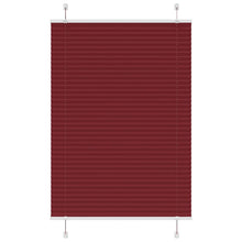 Plissé rolgordijn 95x150 cm stofbreedte 94,4 cm bordeauxrood