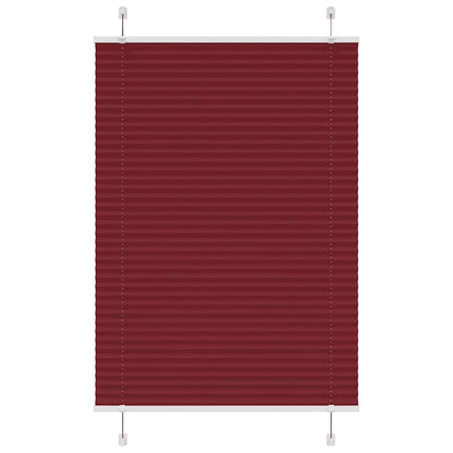 Plissé rolgordijn 95x150 cm stofbreedte 94,4 cm bordeauxrood