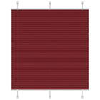 Pleated blind 115x150cm fabric width 114.4cm burgundy