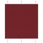 Pleated blind 120x150cm fabric width 119.4cm burgundy